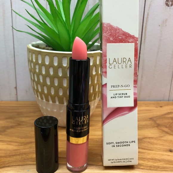 NIB! Laura Geller Prep-n-Go Lip Scrub & Tint Duo - Picture 14 of 16